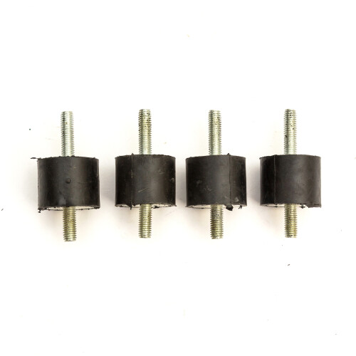 4x Rubber Engine Mounts Long Thread M8 8mm Anti Vibration Generator 2