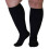 (Black, 3XL) Large Size Compression Socks Large Knee High Support Stockings For Circulation 1