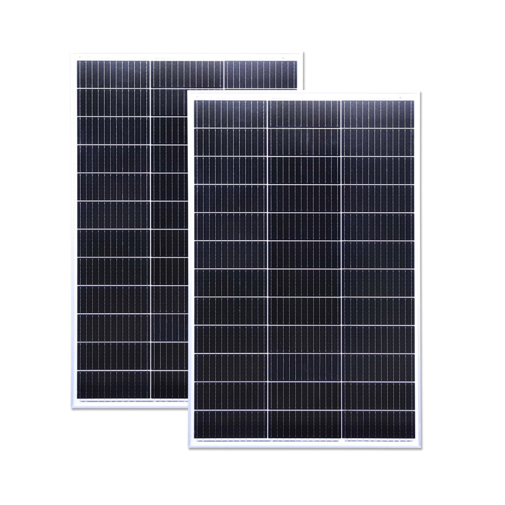 (150w x 2 ) Solar Panels Premium Mono PV Photo-voltaic Panel Connectors Boat Caravan