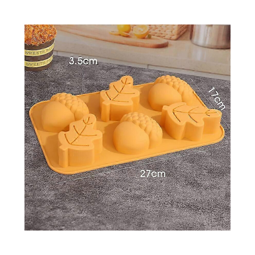 (leaves) Cake mold pumpkin baking mold Halloween style baking mold