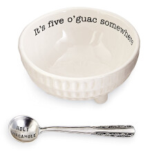 Mud Pie Circa Guacamole ?i Salsa care servesc seturi de vase (Five O'Guac)