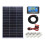 Lowenergie Lowenergie Mono Solar Panel Battery Charging Kit with Charger Controller & Mounting Bracket Set.  (150w) 1