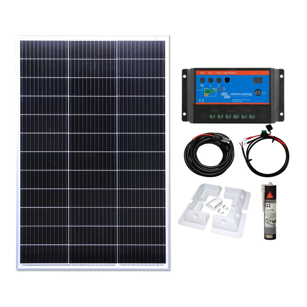 Victron 150w Solar Panel Kit battery charging PWM-Light Controller+ brackets