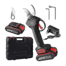 Professional rechargeable 21V cordless electric pruning shears for gardens, parks and greenhouses with built-in battery