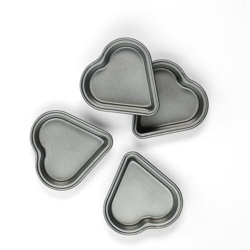 Cuisinart Cuisinart 4-Pc Mini Heart Pan Set  Small  Black 1