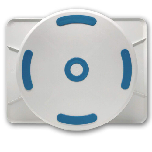 Ateco Suporte Reversível para Decoração de Bolos, 12x16 Polegadas e 12 Polegadas de Diâmetro, Branco 2