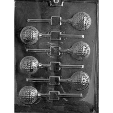 Via?a petrecerii S071 Ball Golf Lollipop Sucker Chocolate Candy Mold cu instruc?iuni de modelare