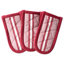 Coleção DII Chef Cozinha e Panificação, Conjunto de Cabo de Panela, 6x3, Vermelho, 3 Peças
