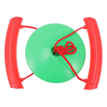 (Green, One size) 1pc Double Rallying Plate Children Hand Draw Plate Kids Hand Strength Puller