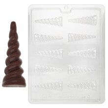 Molde de Chocolate Unicórnio CybrTrayd Life of the Party, Transparente