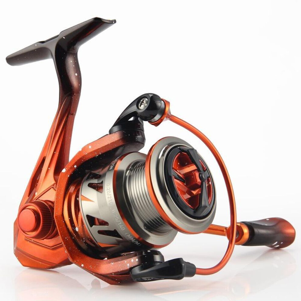 (Emperor Flame 4000S) 1500S/3000S/4000L Spinning Fishing Reel 5.2:1 Gear Ratio 4+1BB Bearings Left and Right Interchangeable Long Distance Casting 27.1-31.8 Lbs Drag System