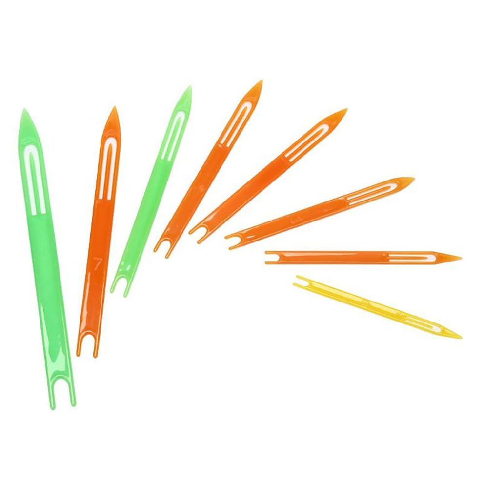 8Pcs Fishing Net Needle Repair Net Line Tool Shuttles Mending Weaving Needle