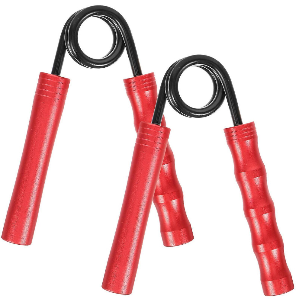 Kricely (, One Size) 2Pcs Hand-Muscle Exercise Tool Practical Finger Exerciser For Muscle Training Red