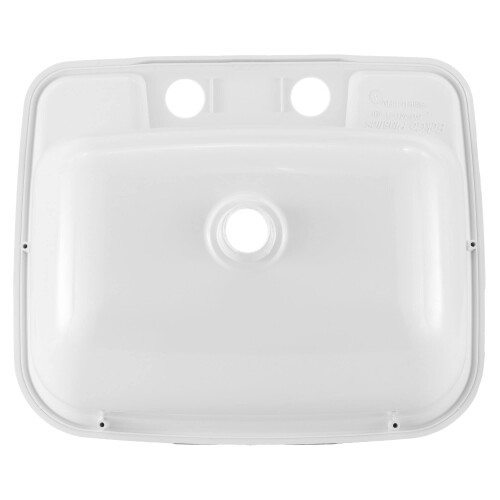 RecPro Rectangle RV Bathroom Sink Single Bowl Lavatory Sink Camper Sink ...