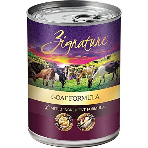 Zignature Κονσέρβα Τροφής Σκύλου με Κατσίκι 13oz, πακέτο 12