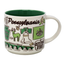 Starbucks ceramic Been There Series Pennsylvania Mug, 14 Oz