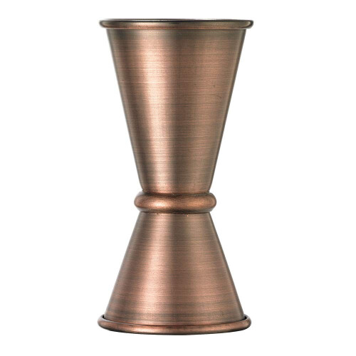 Barfly Ιαπωνικό Στυλ Jigger, 1/2 oz x 3/4 oz, Αντίκες Χαλκός 2