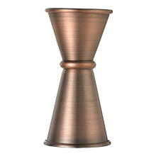 Barfly Jigger im japanischen Stil, 1/2 oz x 3/4 oz, antikes Kupfer