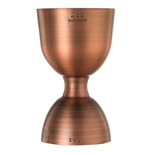 Barfly M37006ACP Ανθεκτικός Jigger 1 oz x 2 oz, Αντίκες Χαλκός 1