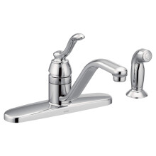 Moen 7051 Robinet de bucatarie cromata cu un mner