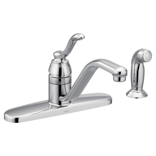 Moen 7051 Robinet de bucatarie cromata cu un mner
