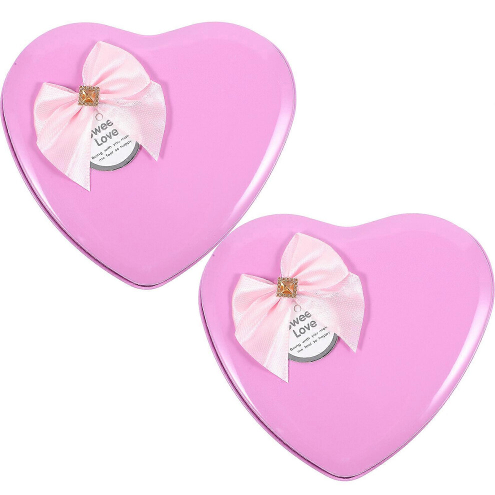 Kricely (As Show, One Size) 2Pcs Mothers Day Present Heart Shaped Iron Box Creative Rose Flower Soap Artificial Rose Gift Box For Girl Friends Mom Dad (Sky Bl Blue