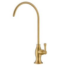 Brushed Gold Drinking Water Purifier Faucet Delle Rosa Gold Water Fau
