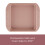 Farberware Farberware Baking Inadick Cake Pan ret   ngulo 9 polegadas x 13 polegadas de ouro rosa vermelho 4