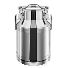 30L/7,9 gallon rustfrit st?l m?lk d?se - kraftig m?lkekug m?lk spand vin spand Bucket flaske SS v?skebeholder opbevaring m/uafh?ngig indlejret si
