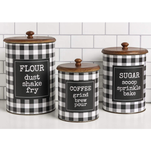 Kanister-Set  Mehl, Zucker, Kaffee 1