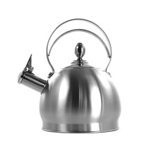 Megachef 28 Liter Stovetop Whistling Kettle in Brushed Silver