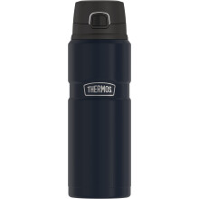 THERMOS Stainless King Vakuumisolierte Trinkflasche 24 Unzen Mitternachtsblau