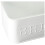 Mudpie Circa Bread Box White 5 1/4 """" X 12 """" 5