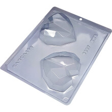 Diamond Heart Mold 200g - 3 buca?i de ciocolata Mold - BWB - 9837
