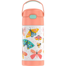 THERMOS FUNTAINER F4101 Edelstahl-Kinderflasche 12 Unzen Schmetterling