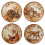 Certified International Pine Forest 16 pc Dinnerware Set  Service for 4  BROWN 3
