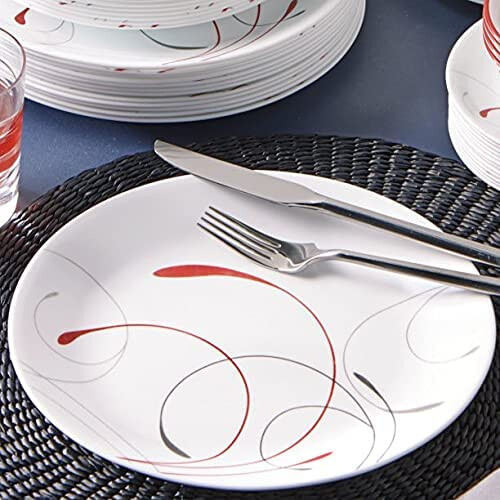 corelle Splendor 12-piece chips & cracks Resistant Dinnerware Set, Service for 4 1
