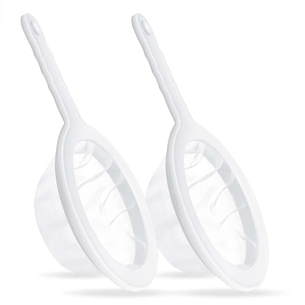 Elesunory 2 PCS Nylon Fine Mesh Strainers  450 Mesh Ultra Fine Strainers for Kitchen  Strainers Fine Mesh with Handle for Filter-image-OPC-PFRMQ87-NEW