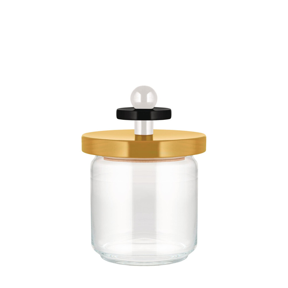 Alessi ES16 Kitchen Box - Yellow, Black and White / Medium : 75cl Gifting Gifts for under £50 - Image 4