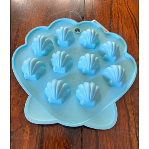 MOLDE DE SILICONE PARA DOCES EM FORMA DE CONCHAS 2