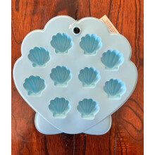 MOLDE DE SILICONE PARA DOCES EM FORMA DE CONCHAS