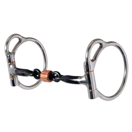 Reinsman 251 Trail Dee 3-Piece Smooth Sweet Iron Snaffle με Ρολό Χαλκού; Στάδιο Α