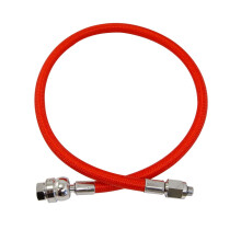 XS Scuba Miflex DS (Dual Swivel) LP hadice - cerven