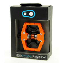 Crankbrothers unisex-adult Doubleshot 2 Orange & Black / Orange Spring