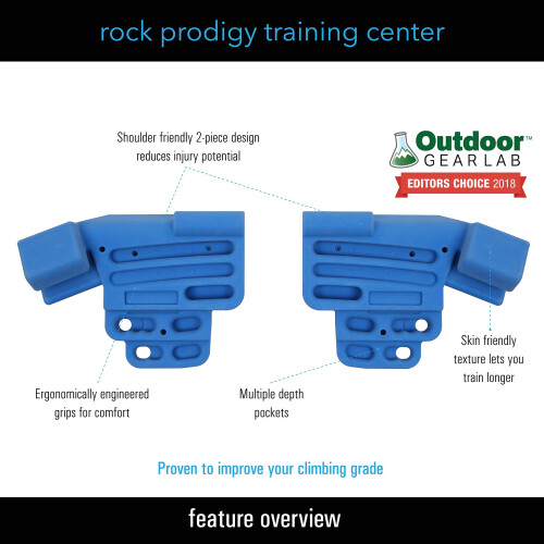 TRANGO Rock Prodigy Training Center Hangboard 1
