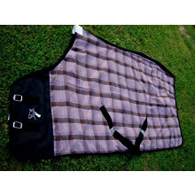 CHALLENGER 70" Couverture en Coton pour Cheval Été Printemps Rose Marron 5327