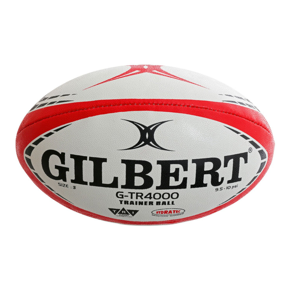 gilbert g-TR4000 Rugby Training Ball - Red (3)