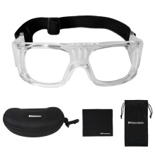 Andux Basketball Fuball Fuball Sport Schutzbrille Brille Augenschutzbrille LQYJ-01 (wei)