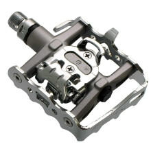 VENZO-monikytt Yhteensopiva Shimano SPD -maastopyrn tiivistettujen klipsittmien polkimien kanssa - Kaksialustainen monikyttinen - Sopii erinom