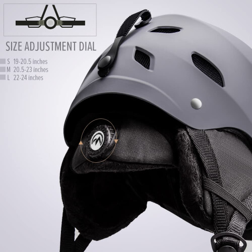 Casco da sci OutdoorMaster Kelvin - Casco da snowboard per uomo, donna e bambino 1